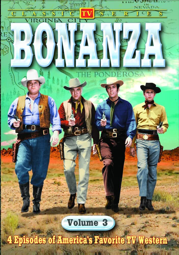 Bonanza - Volume 3 (DVD) Dan Blocker Lorne Greene Michael Landon Pernell Roberts