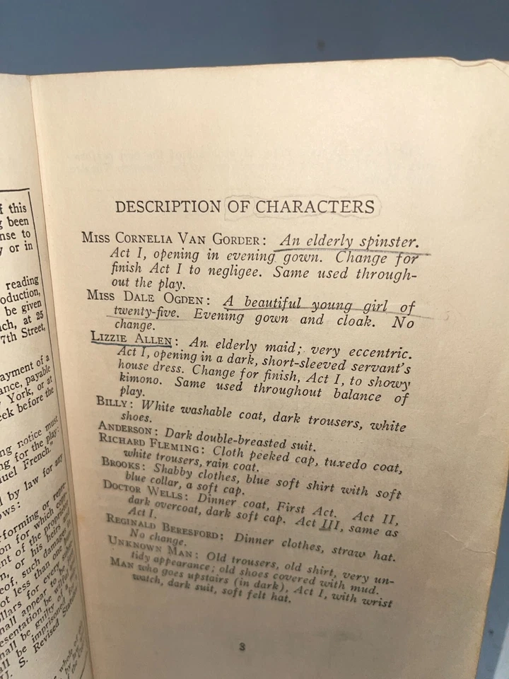 1947 The Bat By Mary Roberts  Rinehart French's Standard Library Edition - Imagem 4 de 4