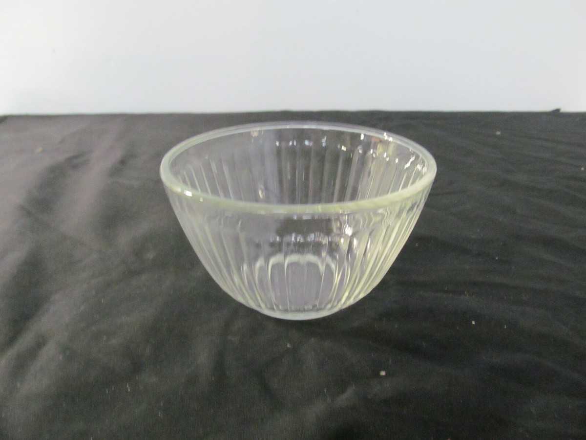 【used】パイレックス ベイキングディッシュ Vintage Pyrex 7401-S Clear Glass Ribbed Mixing Bowl 3 Cups | eBay