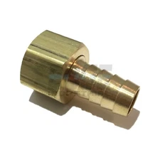 1/2" HOSE ID TO 1/2" FEMALE NPSM BRASS BALL SEAT SWIVEL CONNECTOR  Gas Fuel WOG