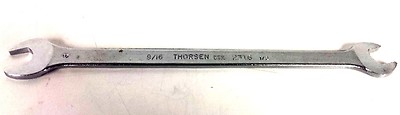 Thorsen 2316  9/16 x 1/2'' Open End Wrench SAE *Made in the USA* *NOS*