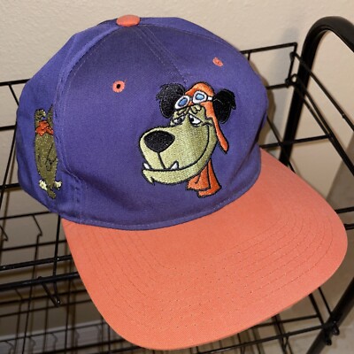 Vintage 90s Muttley Cartoon Block Head SnapBack Hat American