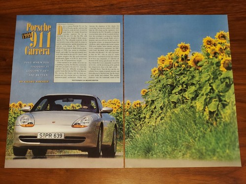 PORSCHE 911 MAGAZINE ARTICLE 996 CARRERA WHEN YOU THOUGHT IT COULDN'T GET BETTER