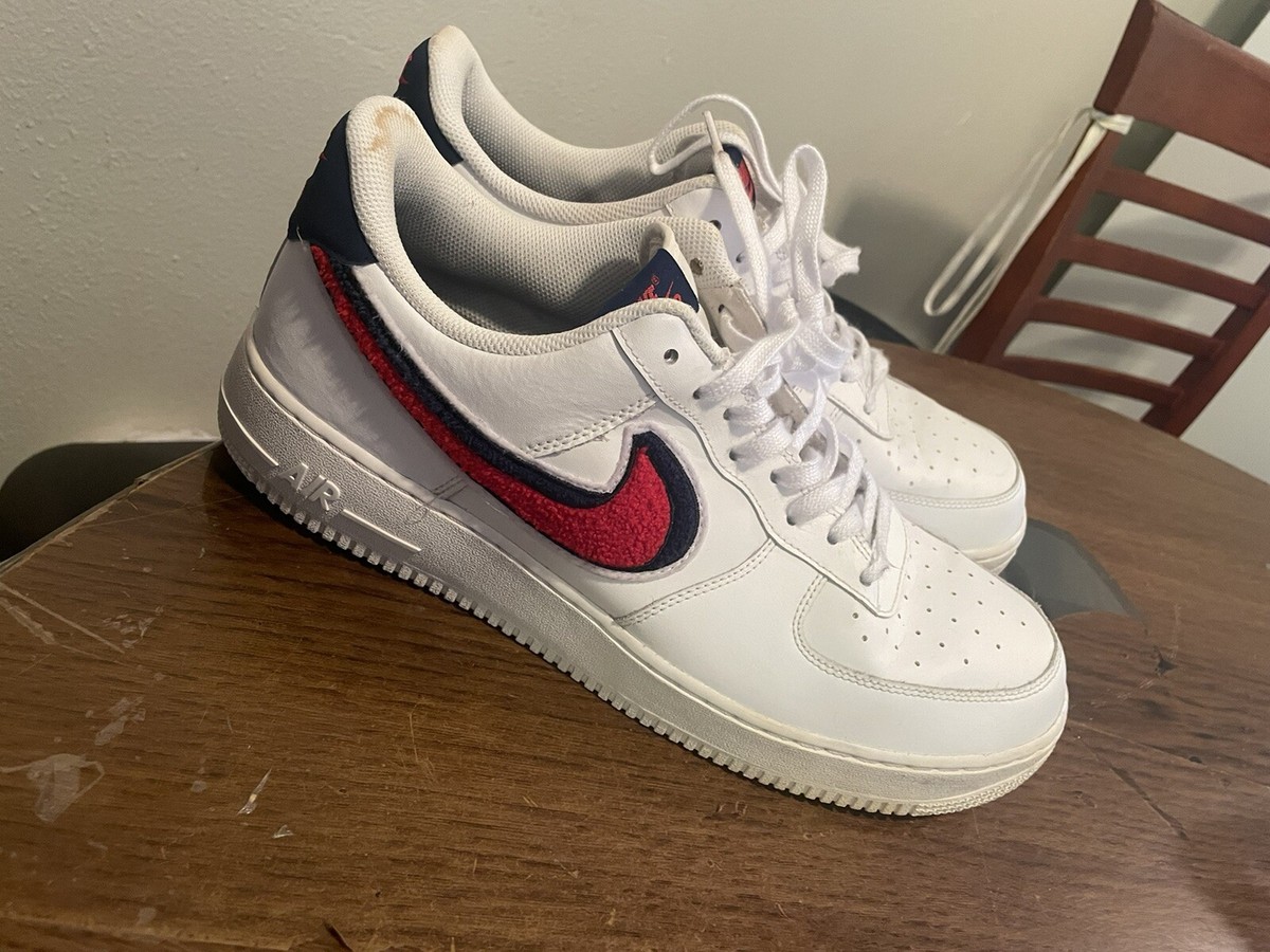 Nike Air Force 1 07 LV8 Chenille Swoosh 2018 Size 13 Used