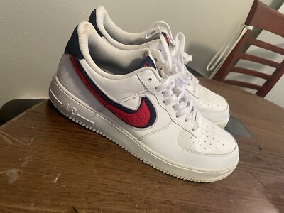 Nike Air Force 1 07 LV8 Chenille Swoosh 2018 Size 13 Used