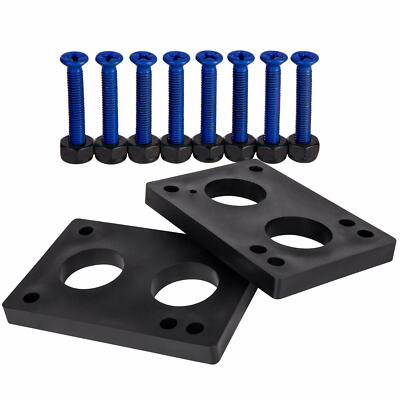 Cal 7 Skateboard 1/4'' Riser Pads and 1.25'' Hardware Bundle