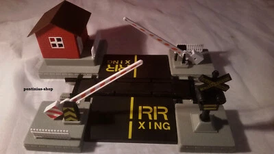 GB GOLDEN BRIGHT Royal Express GB Master Railway Bahnübergang mit funktion für Kindereisenbahn