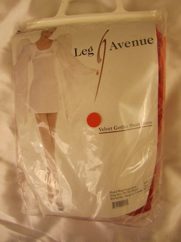 Vestido Corto Gótico Terciopelo Leg Avenue 8498 Disfraz var clr/talla Foto 2 de 2