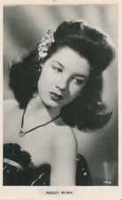PEGGY RYAN Studio Starlet Original Vintage 1930s UK DBW Postcard / Photo