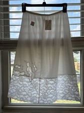 Vanity Fair Slip New W/Orig Tag Lace Flowers Woman  s Pettiskirt Medium 1950-60s