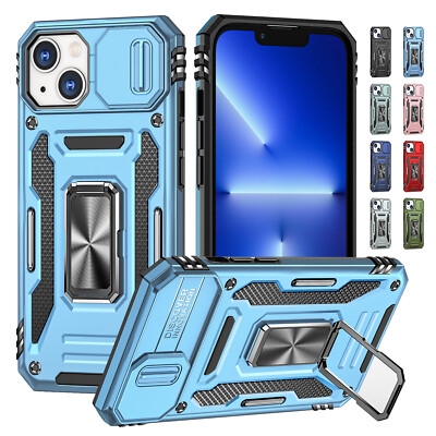 Shockproof Magnetic Ring Stand Case For iPhone 15 Pro Max 14 13 12 11 XS XR 87+