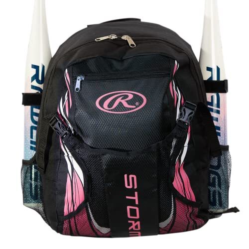 Rawlings | STORM Backpack Equipment Bag | Girls T-Ball /  Assorted Colors 