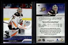 2023-24 Upper Deck Extended Series Young Guns #709 Calle Clang Rookie RC