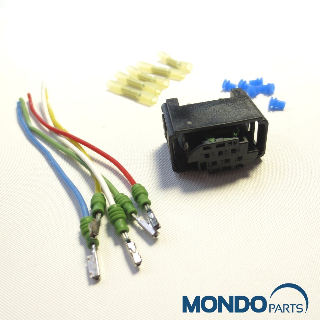BESTPRICE Reparaturstecker Höhenstandssensor Für Xenon – Mit Dichtungen & Leitung, 6-polig, 300 Mm, Für Audi, BMW, Ford