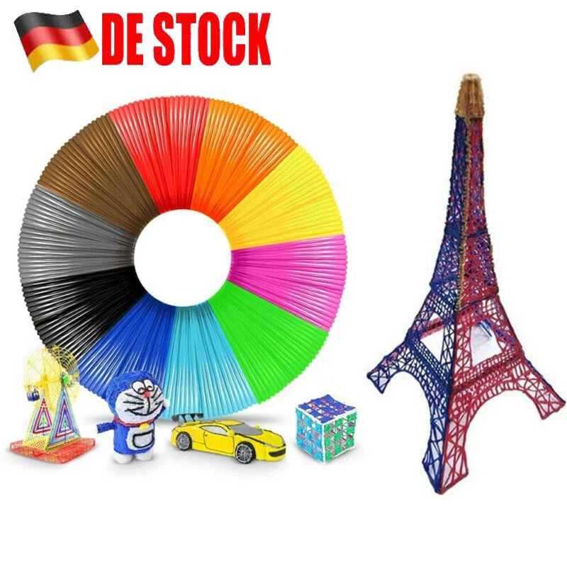 Kinder 3D Stifte Set 3D Druckstift mit 12Farben 120ft PLA Filament Geschenk DIY - Bild 2 von 4