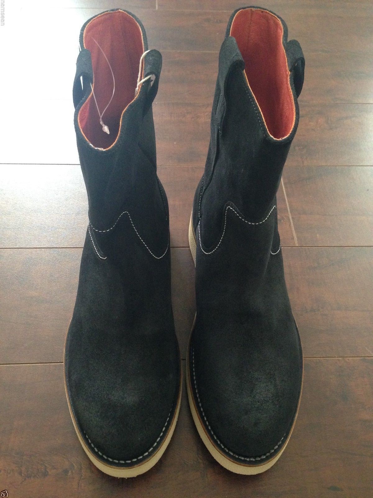 BNIB EMPORIO ARMANI *RARE Men’s Black wedge boots – US 12 D