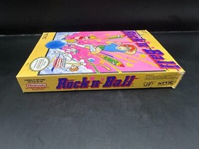 Rock 'n' Ball (NES, 1990), Box, Poster, and Sleeve, NO MANUAL