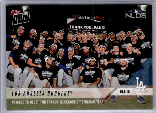 2018 Topps Now 866 LOS ANGELES DODGERS®