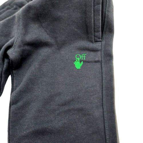 NEW OFF-WHITE KIDS BOOKISH DIAG NAVY BLUE SWEATPANTS SIZE 6Y - Picture 3 of 14