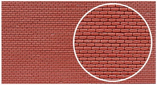 Wills SSMP212 Brickwork Plain Bond x 4 Sheets Model Railway OO Gauge Plastic