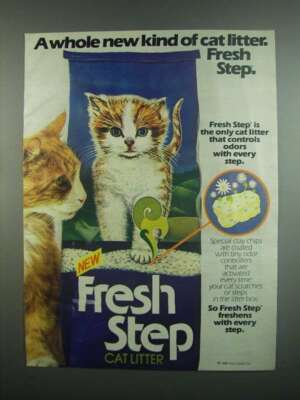 1984 Fresh Step Cat Litter Ad