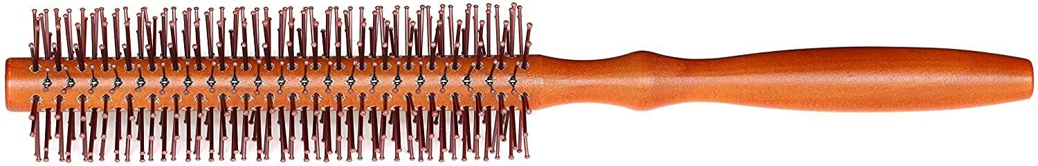 SPAZZOLA PROFESSIONALE Acca Kappa CURLING MANICO IN LEGNO ERGONOMICO 34 mm