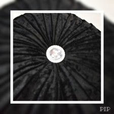 New Crushed Velvet Round Cushion Filled Small & Large Stitched with Diamond 
