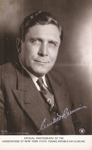 REAL PHOTO - Wendell Wilkie - NEW YORK STATE REPUBLICAN CLUBS ©1940