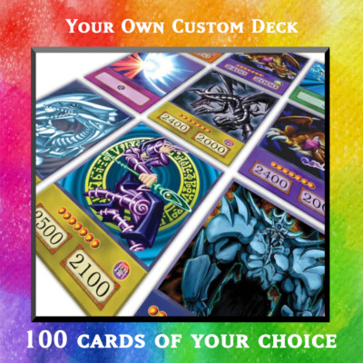 Yugioh Orica Custom Deck - 100 Anime Cards of your own choice