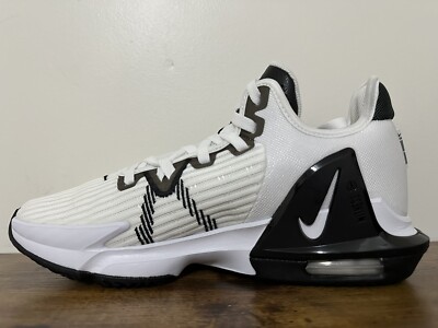 NIKE LEBRON WITNESS 6 TB WHITE BLACK DO9843-100 ATHLETIC SHOES