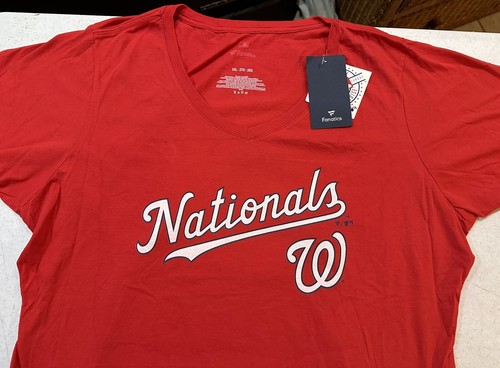 Washington Nationals MLB Women’s Red Short Sleeve Game day Shirt (XXL) - Picture 2 of 4