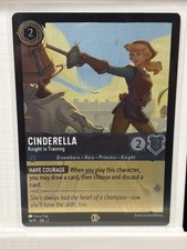 Cinderella - Knight in Training 14 Disney Lorcana Promo Cards Cold Foil
