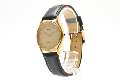 [NearMINT] SEIKO DOLCE 8J41-6100 31mm Gold Dial Quartz Men's Watch From JAPAN #3