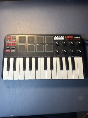 Akai MPK mini 25-Key USB Keyboard Controller Pad Triggers Knobs