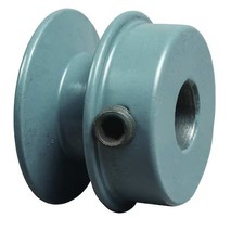 1/2 In Fixed Bore 1 Groove V-Belt Pulley 2.65 In Od, Bk25x1/2