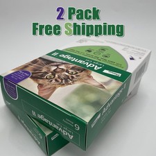 2 Pack For Large Cats Over 9 lbs 6 Doses US EPA APPROVED -US Stock Exp 05/2028