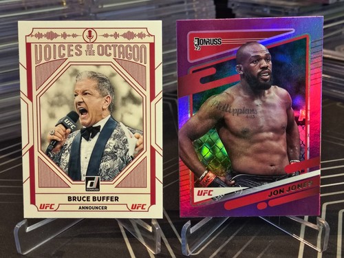 Jon Jones [Purple Flood] #12 2022 Panini Donruss UFC card