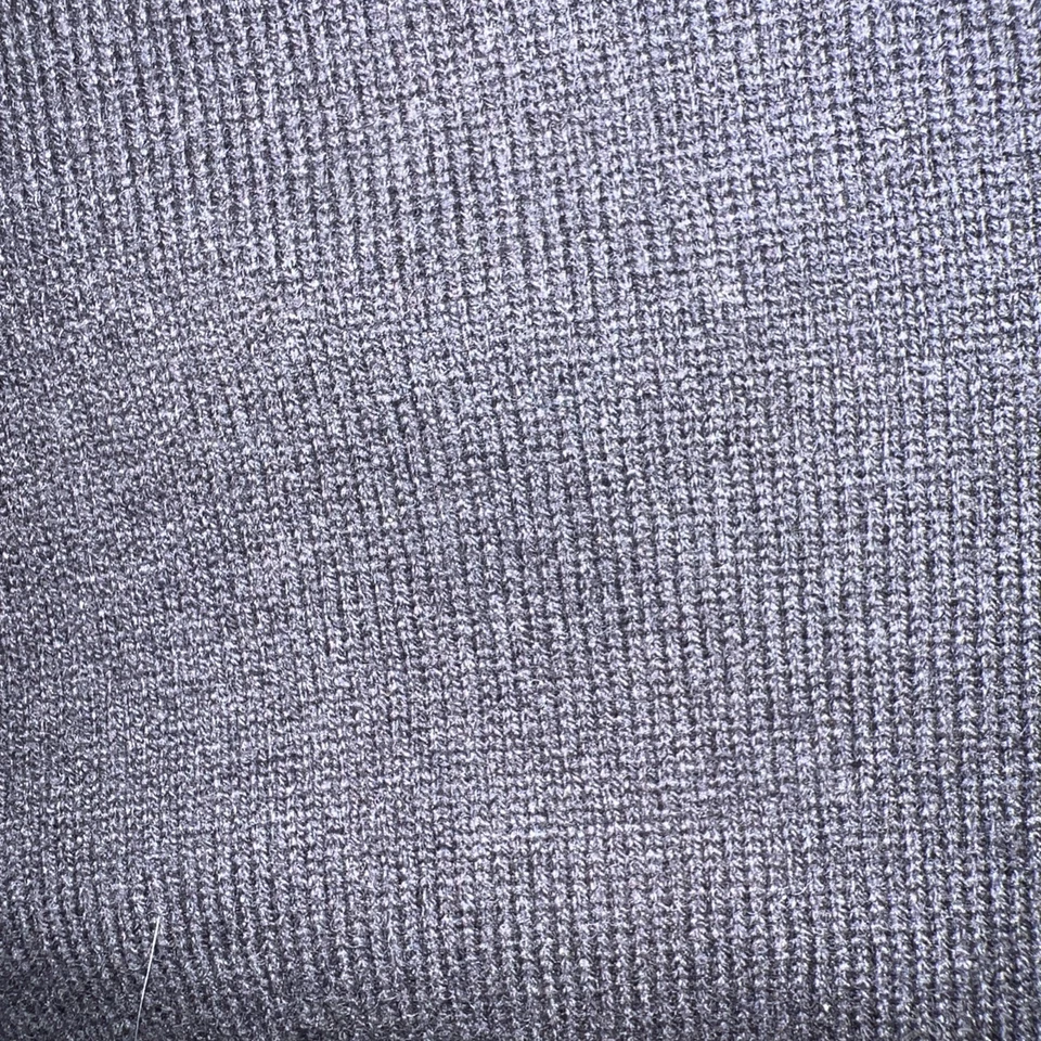 kleines dunkelgraues Strickkleid von Fabiana Filippi, Gr. S mit braunem Ldergürt - Bild 4 von 4