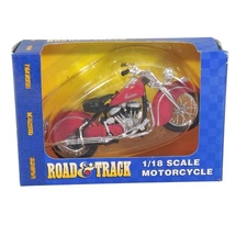 Indian Chief Motorcycle 1:18 Scale Diecast Road & Track Replica by Maisto Red