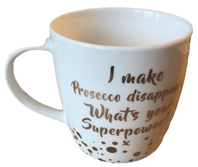 LESSER & PAVEY Tee, Kaffeebecher I Make Prosecco Disappear, What s Your Superpower