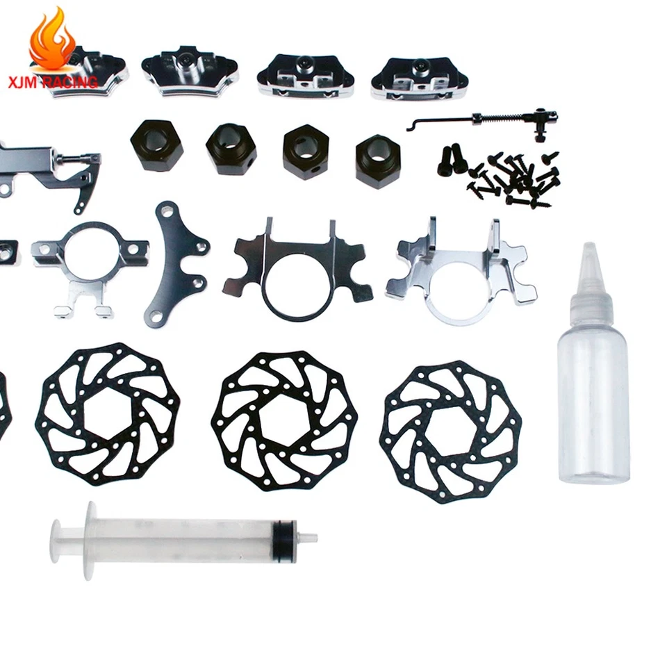 4 Wheel Hydraulic Disc Brake System Set For 1/5 RV ROFUN RF5 F5 MCD XS5 RR5 - Image 4 of 4