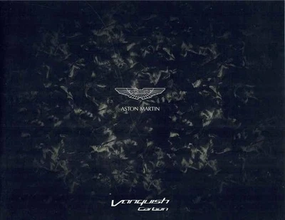 Catalogue Brochure Aston Martin Vanquish Carbon Edition 2014 Grande Bretagne UK - Photo 1/3