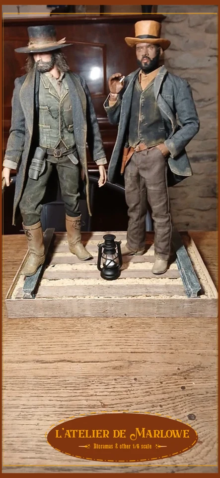 Diorama 1/6 scale western railroad Hell on Wheels - Photo 1/4