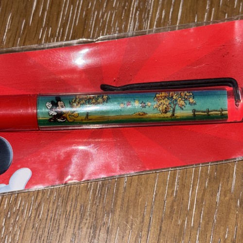 Penne galleggianti vintage NOS Disney azione galleggiante Topolino Pluto souvenir NUOVE - Foto 2 di 6