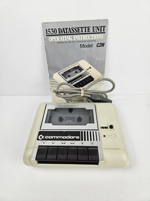 Vintage Commodore Computer 1530 Datassette Unit Model C2N Untested Parts/Repair 