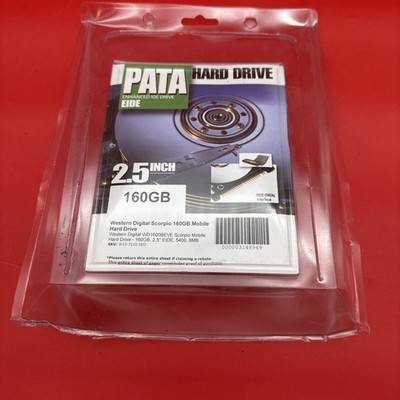 pata hard drive 2.5 160gb Wd
