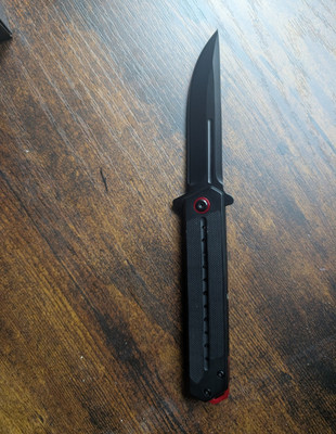 Elite Edge G10 Manual Folding Pocketknife Drop Point Plain Edge w/ Clip