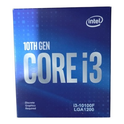 Intel Core i3-10100F Processor (3.6 GHz, 4 Cores, Socket FCLGA1200) - SRH8U