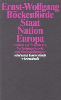 Staat, Nation, Europa, Ernst-Wolfgang BöCkenföRde