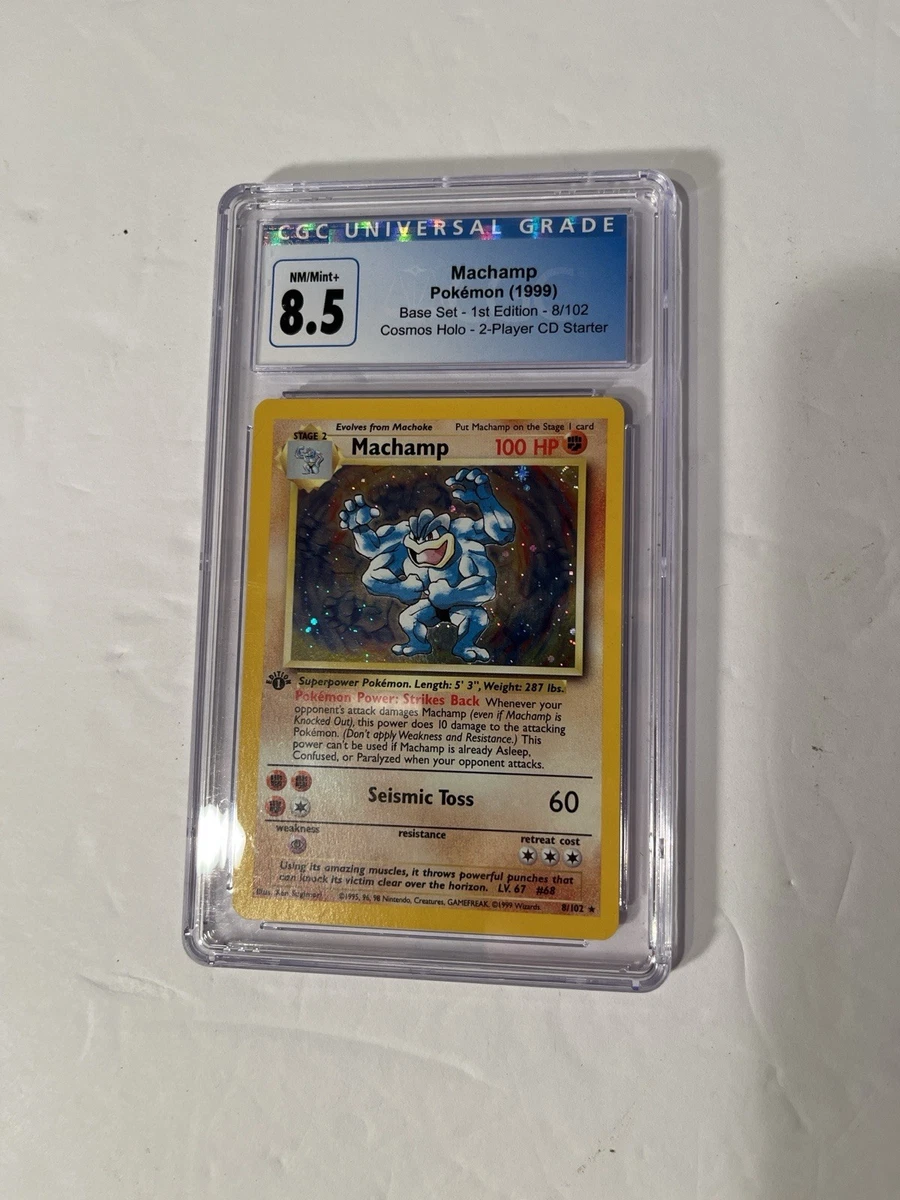 Pokmon TCG Base Set Machamp 8.5 Graded Individual Collectible Card Game Cards for sale - eBay Pokmon TCG Base Set Machamp 8.5 Graded Individual Collectible Card Game Cards for sale - eBay